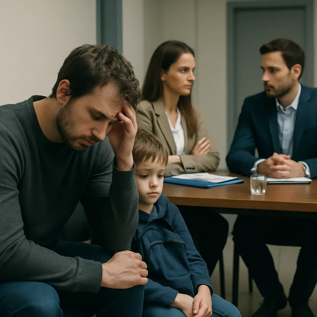 Depresión progenitor afecta a custodia compartida