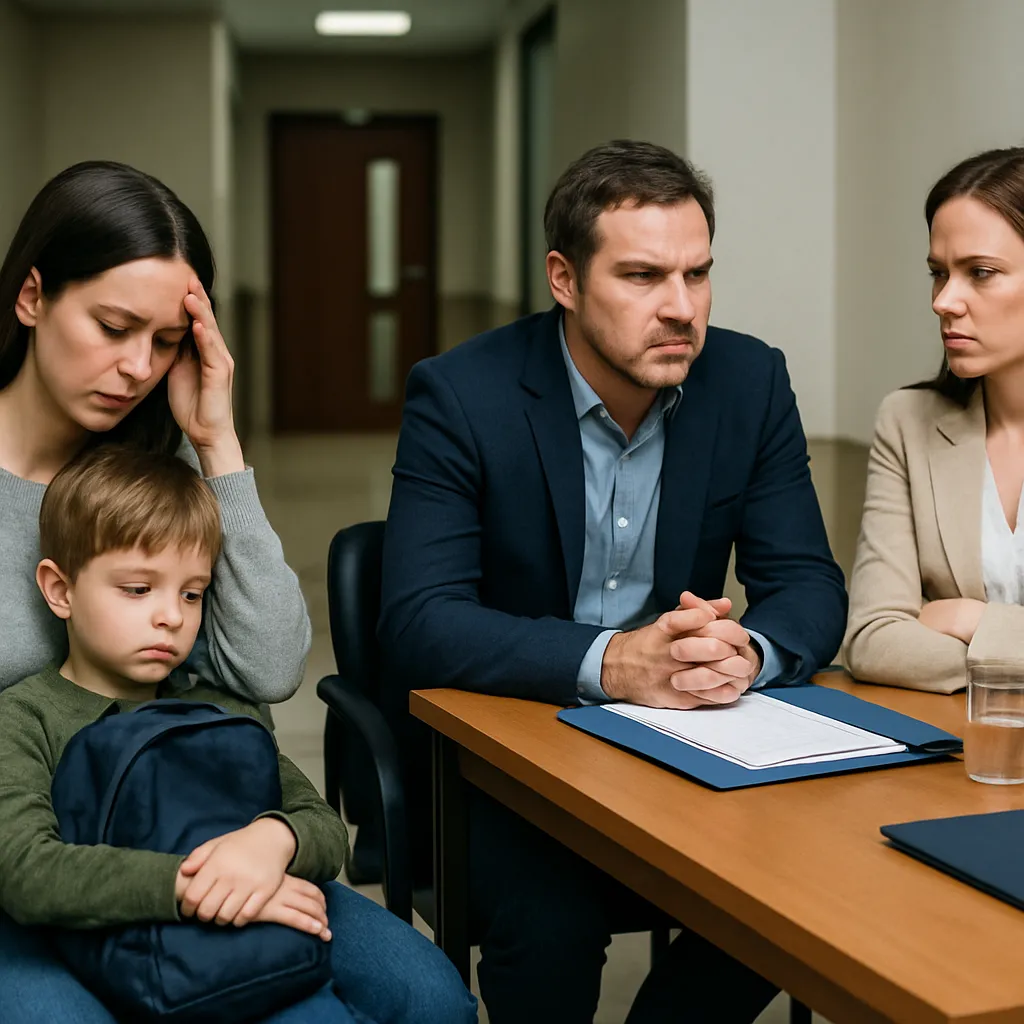 Hermanastros separados régimen visitas