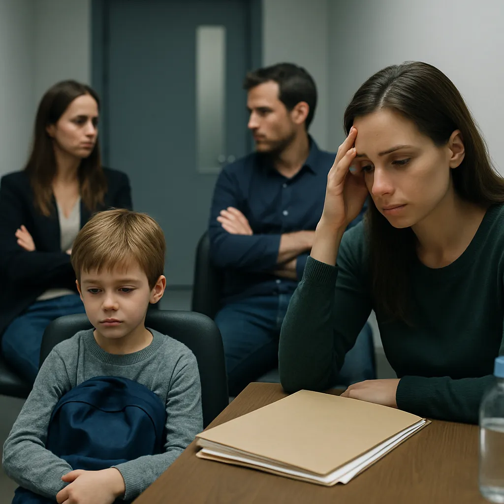 Informe psicológico familia tiempos espera