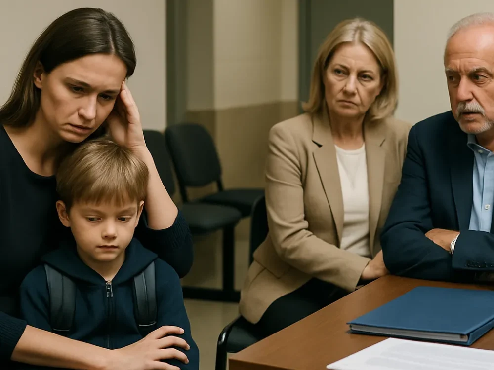 Abuelos vs nuera conflictos visitas nietos