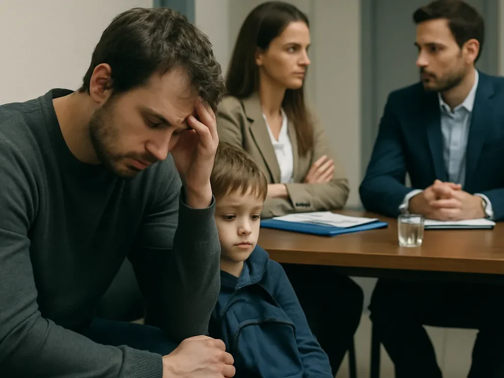 Depresión progenitor afecta a custodia compartida