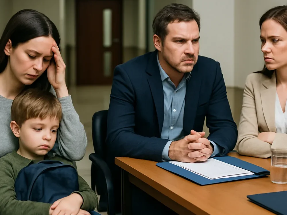 Hermanastros separados régimen visitas